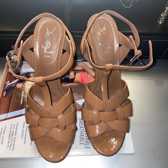 SAINT LAURENT PLATFORM HEELS - Picture 2 of 7